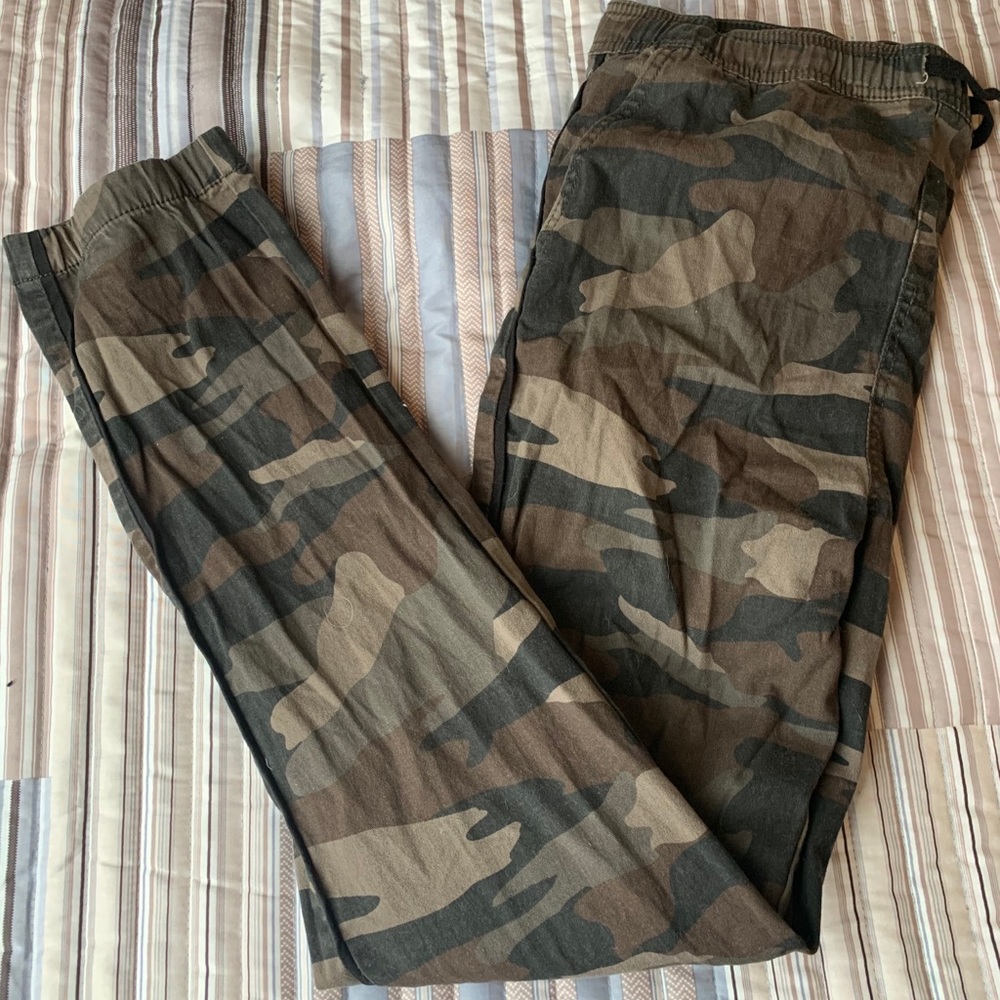 Camo Print Joggers